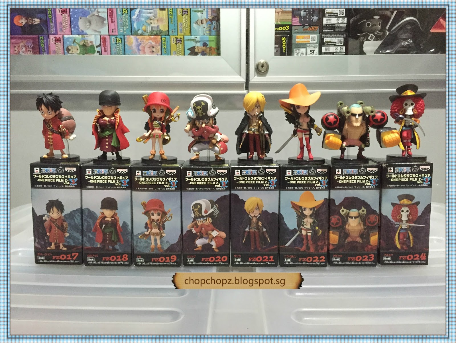 Straw Hat Pirates Film Z Set ของแท้ JP แมวทอง - WCF Banpresto [โมเดลวันพีช] (9 ตัว)
