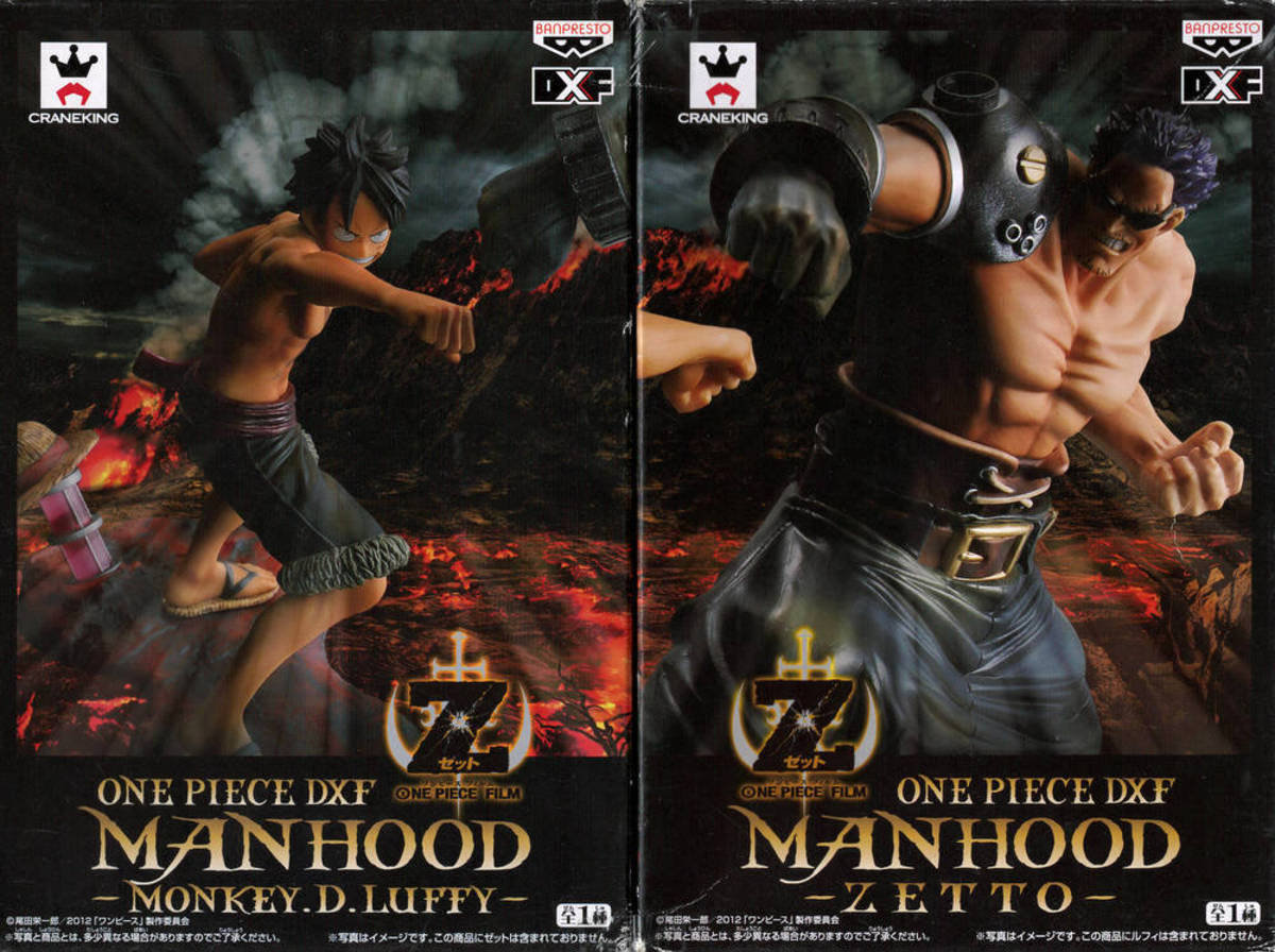 Film Z Set ของแท้ JP แมวทอง - Manhood Banpresto [โมเดลวันพีช] (2 ตัว)