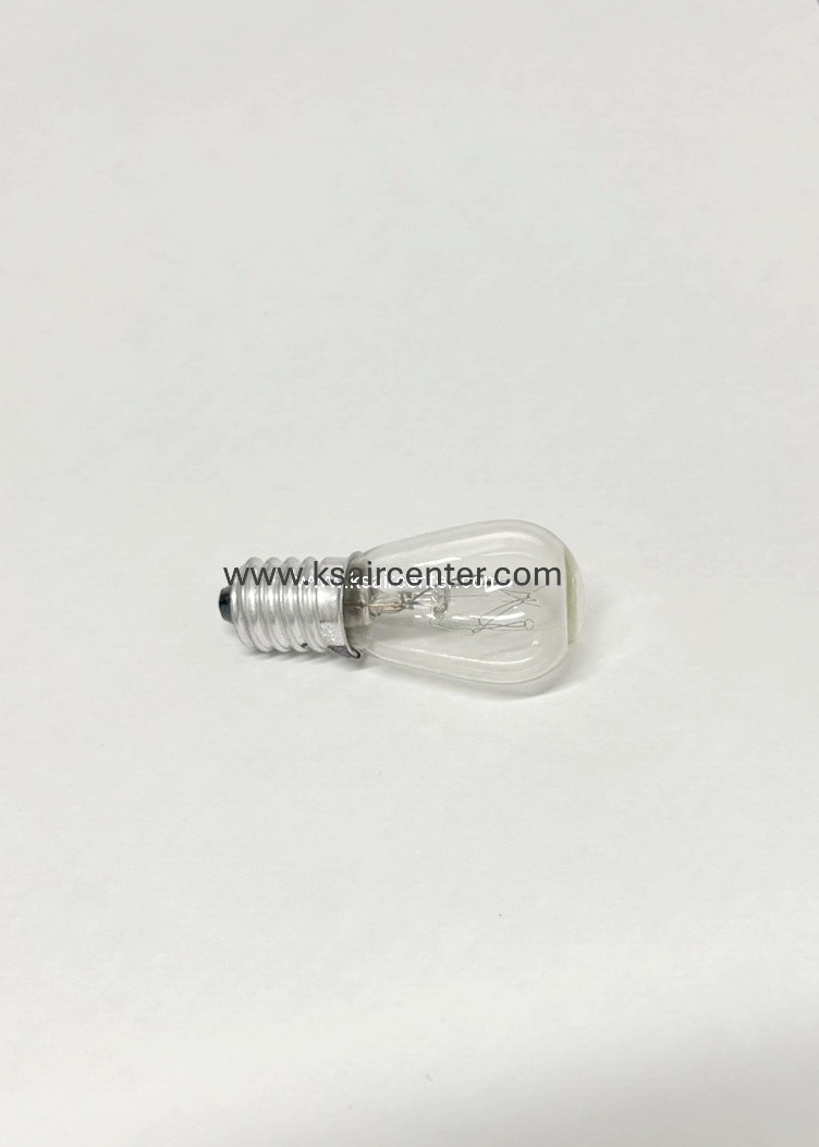 หลอดไฟตู้เย็น เกลียวขนาดกลาง แบบใส (รหัสสินค้า 096007)