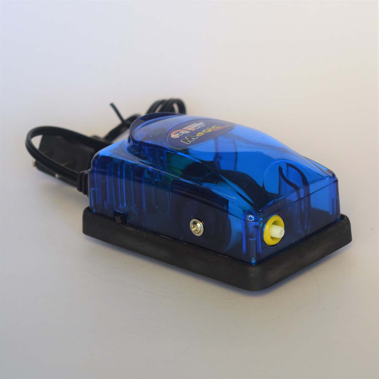 ปั้มลม ปั้มออกซิเจน 1 ทาง Magic 6600 สำหรับกุ้งปลา สีฟ้าใสสวยงาม ประหยัดพลังงาน ความทนทานสูง