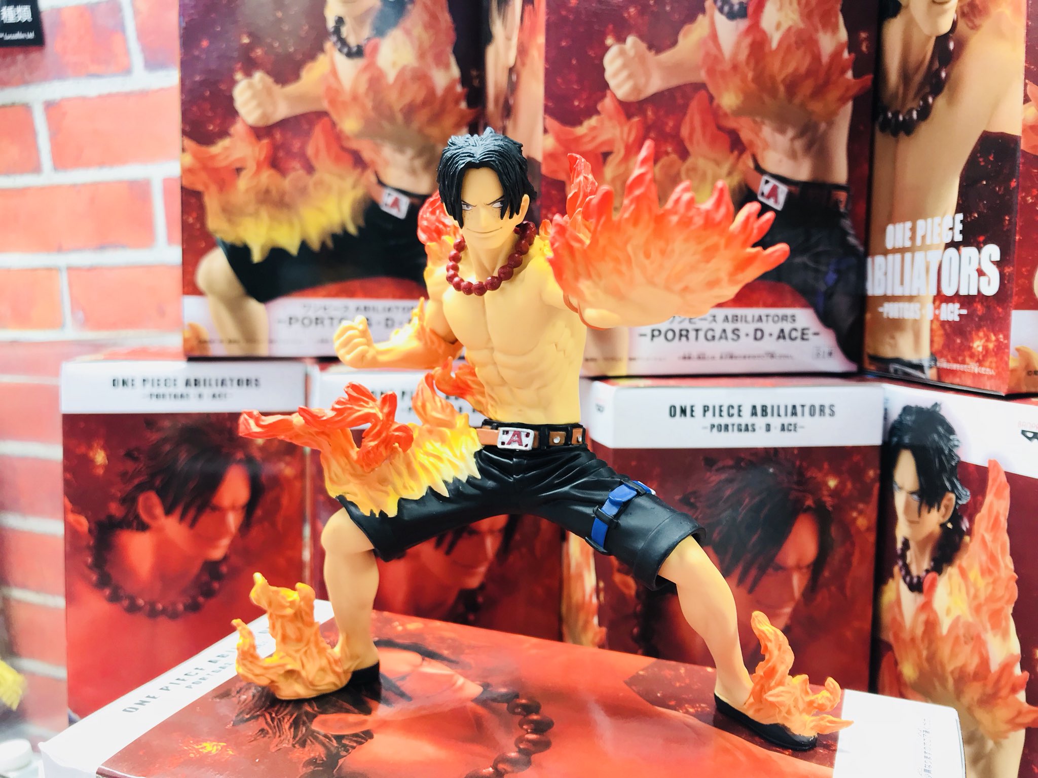 Ace ของแท้ JP แมวทอง - Abiliators Banpresto [โมเดลวันพีช]