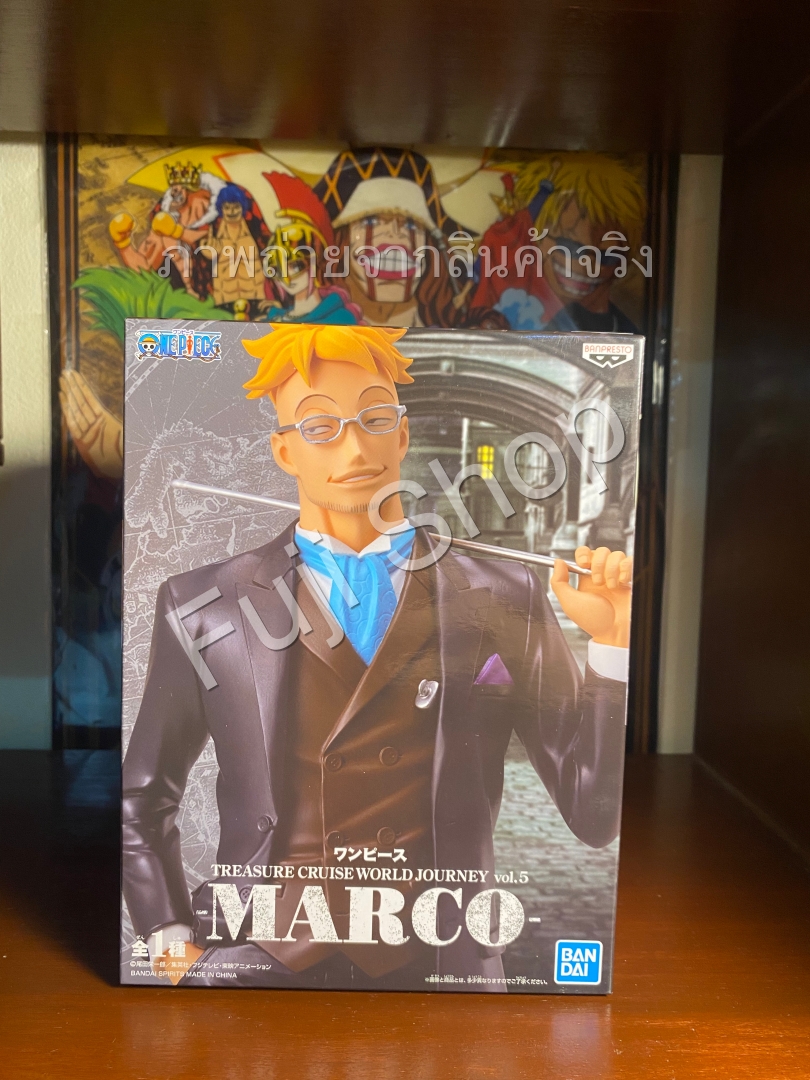 Marco ของแท้ JP แมวทอง - Treasure Cruise World Journey Banpresto [โมเดลวันพีช]