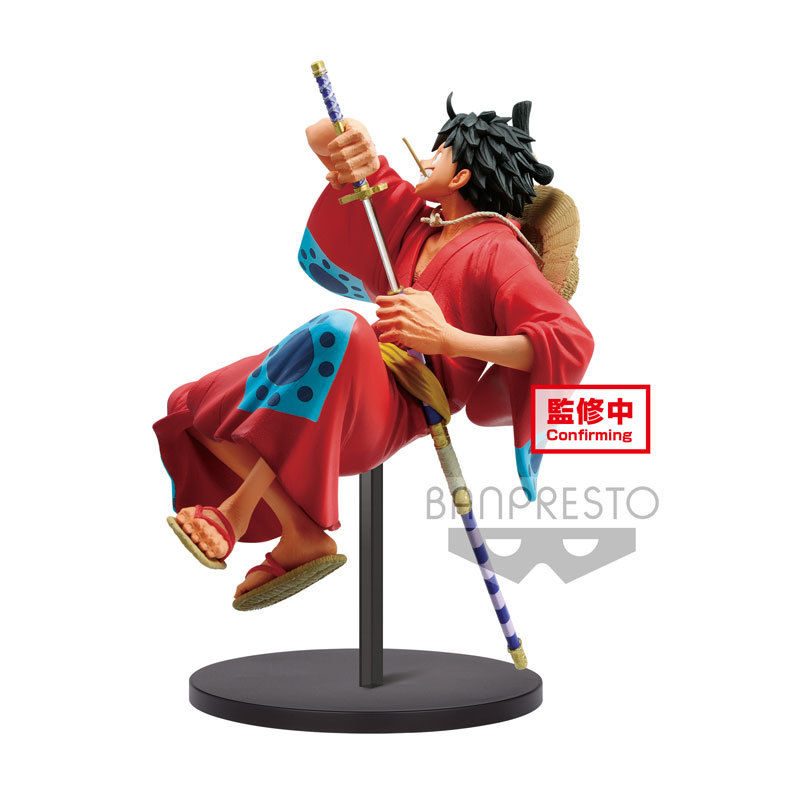 Luffy Wano ของแท้ JP แมวทอง - King of Artist Banpresto [โมเดลวันพีช]