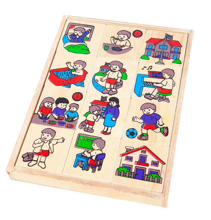 เกมกิจวัตรบ้าน-โรงเรียน , ของเล่นไม้, ของเล่นเสริมพัฒนาการ, ของเล่นเด็กอนุบาล, สื่อการสอนเด็กอนุบาล