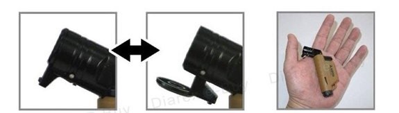 Micro Torch Army Green