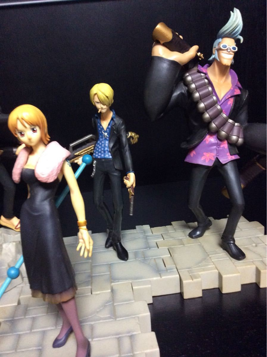 Straw Hat Pirates Strong World Set ของแท้ JP แมวทอง - Ichiban Kuji Banpresto [โมเดลวันพีช] (9 ตัว)