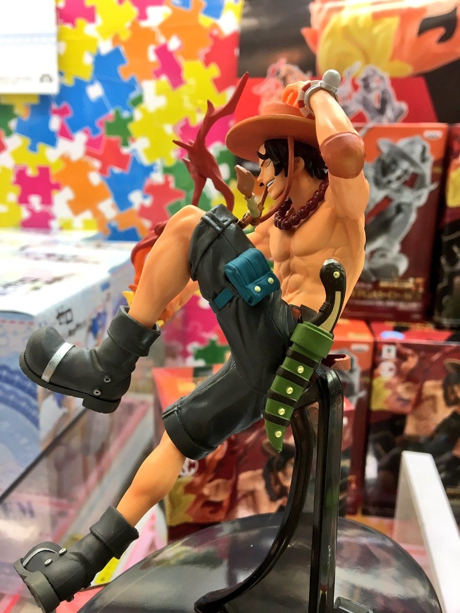 Marco & Ace ของแท้ JP แมวทอง - Scultures Banpresto [โมเดลวันพีช] (2 ตัว)