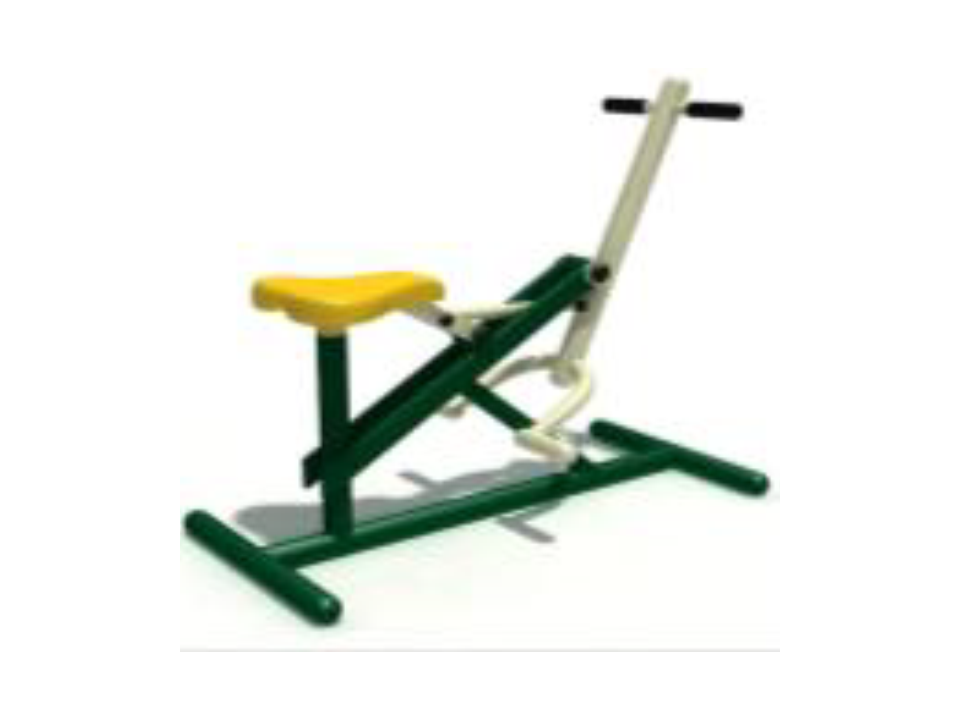 เครื่องออกกำลังกายกลางแจ้ง, ชุดม้าโยกออกกำลัง ,บริหารกล้ามแขน ขา สะโพก, ลานกีฬาอเนกประสงค์, สนามกีฬา, งานนำเข้าสำเร็จรูป พร้อมส่ง เป็นสีตามแบบเท่านั้น ขนาด 50x100x125ซม.