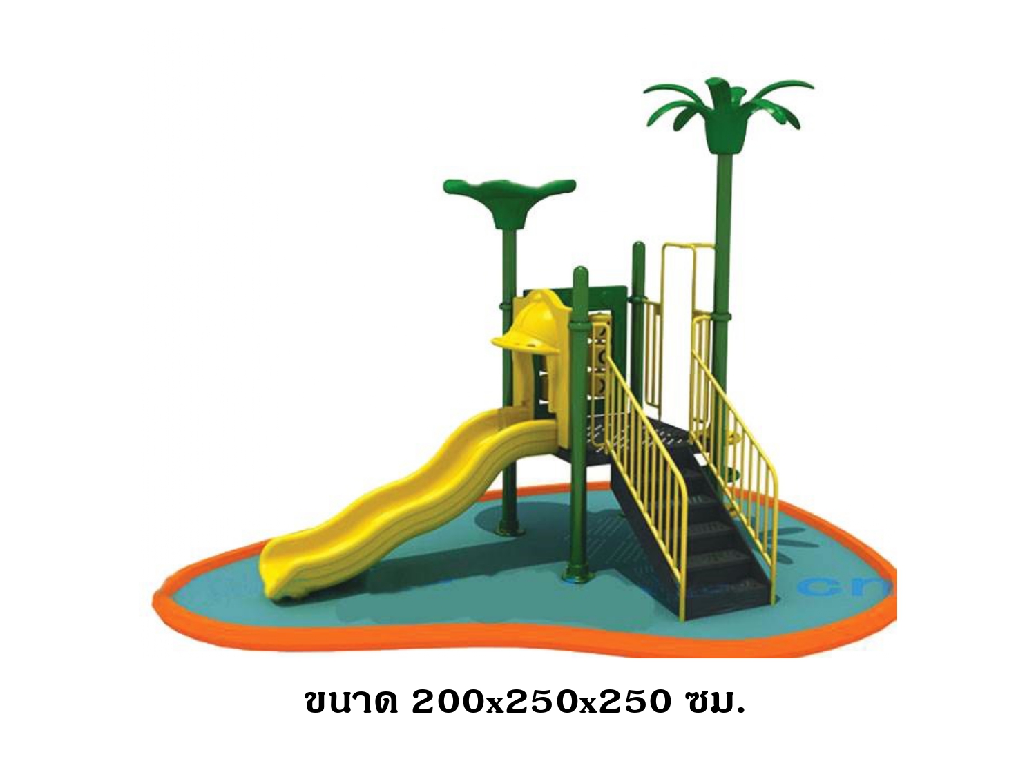 สไลเดอร์เดี่ยวe ชุดหอสไลด์ 80 เครื่องเล่นสนามกลางแจ้ง,เครื่องเล่นสนามแบบเหล็ก,ครุภัณฑ์สนามเด็กเล่น,งบสพฐ,สินค้าผลิตในไทย ขนาด 200 x 250 x 250 ซม.