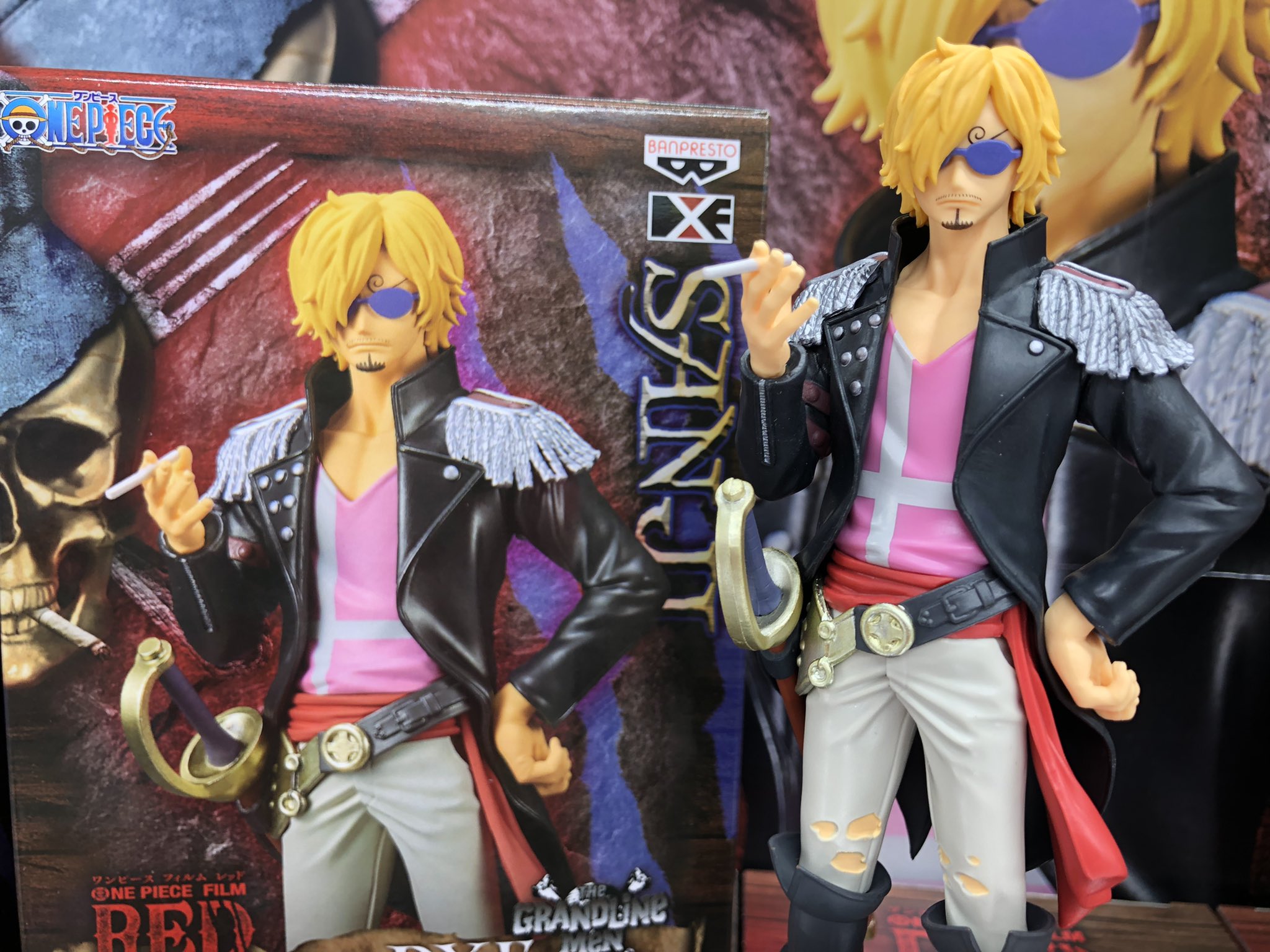 Sanji Film Red ของแท้ JP แมวทอง - Grandline Men Banpresto [โมเดลวันพีช]