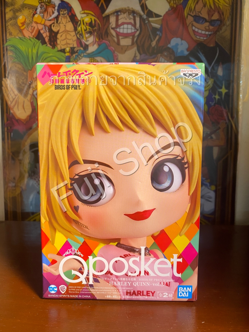 Harley Quinn - Pastel Color ของแท้ JP - Q Posket Banpresto [โมเดล DC]