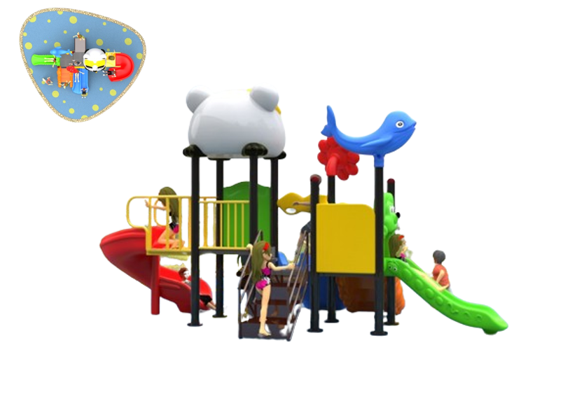 เครื่องเล่นสนามกลางแจ้ง,ชุดแพนด้าบันไดหนอนกับพร้องเพื่อนสไลเดอร์ใหญ่,ครุภัณฑ์สนามเด็กเล่น,งบ.สพฐ,โครงการโรงเรียนประชารัฐ, เครื่องเล่นสนามระดับก่อนประถมศึกษา
