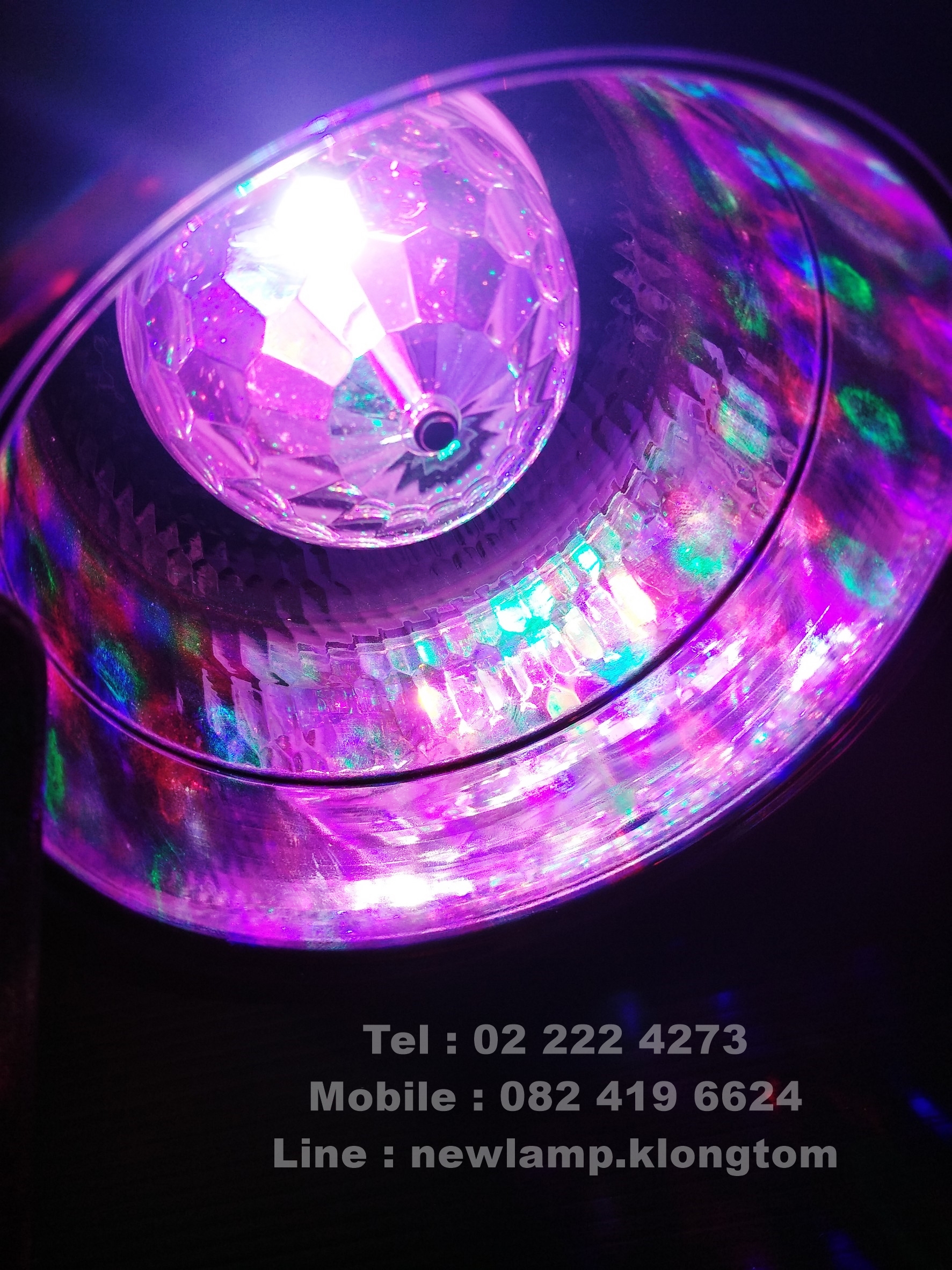 Full color rotating lamp ไฟมินิปาร์ตี้
