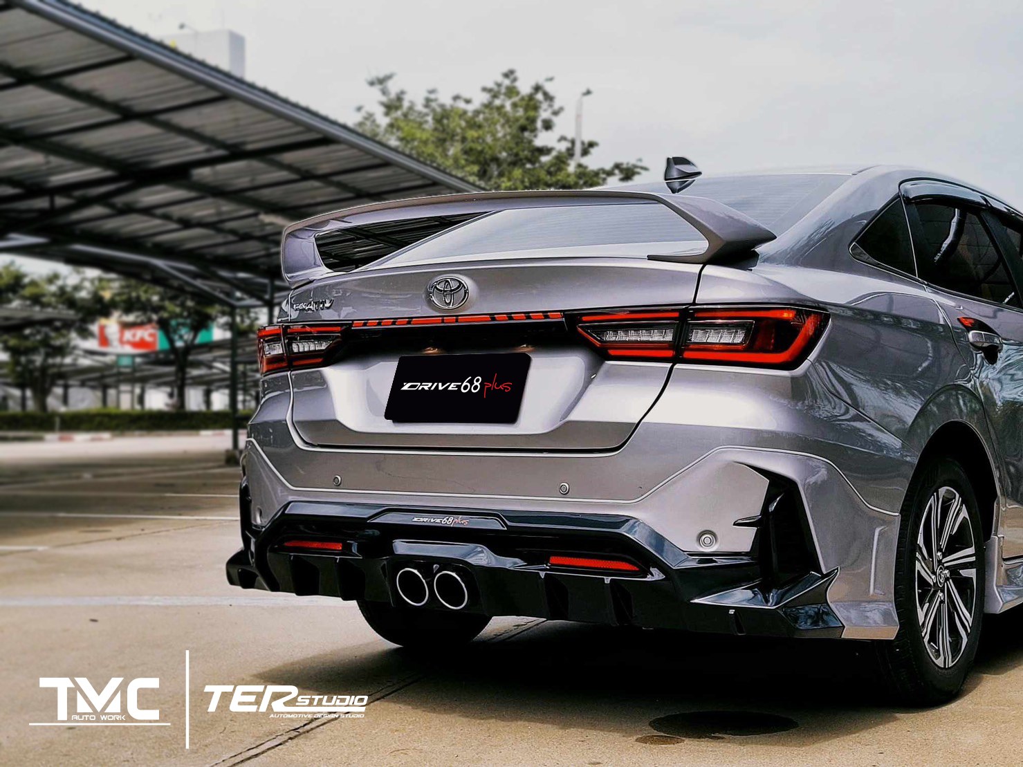 𝐃𝐫𝐢𝐯𝐞𝟔𝟖 𝐏𝐥𝐮𝐬 VS Toyota Yaris Ativ 4D 2022 [เพิ่มเติมความสวยล้ำเข้าไปแบบ++]