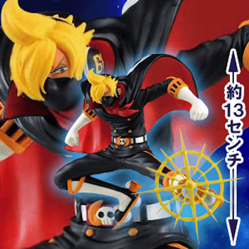 Sanji Germa ของแท้ JP แมวทอง - Battle Record Collection Banpresto [โมเดลวันพีช]