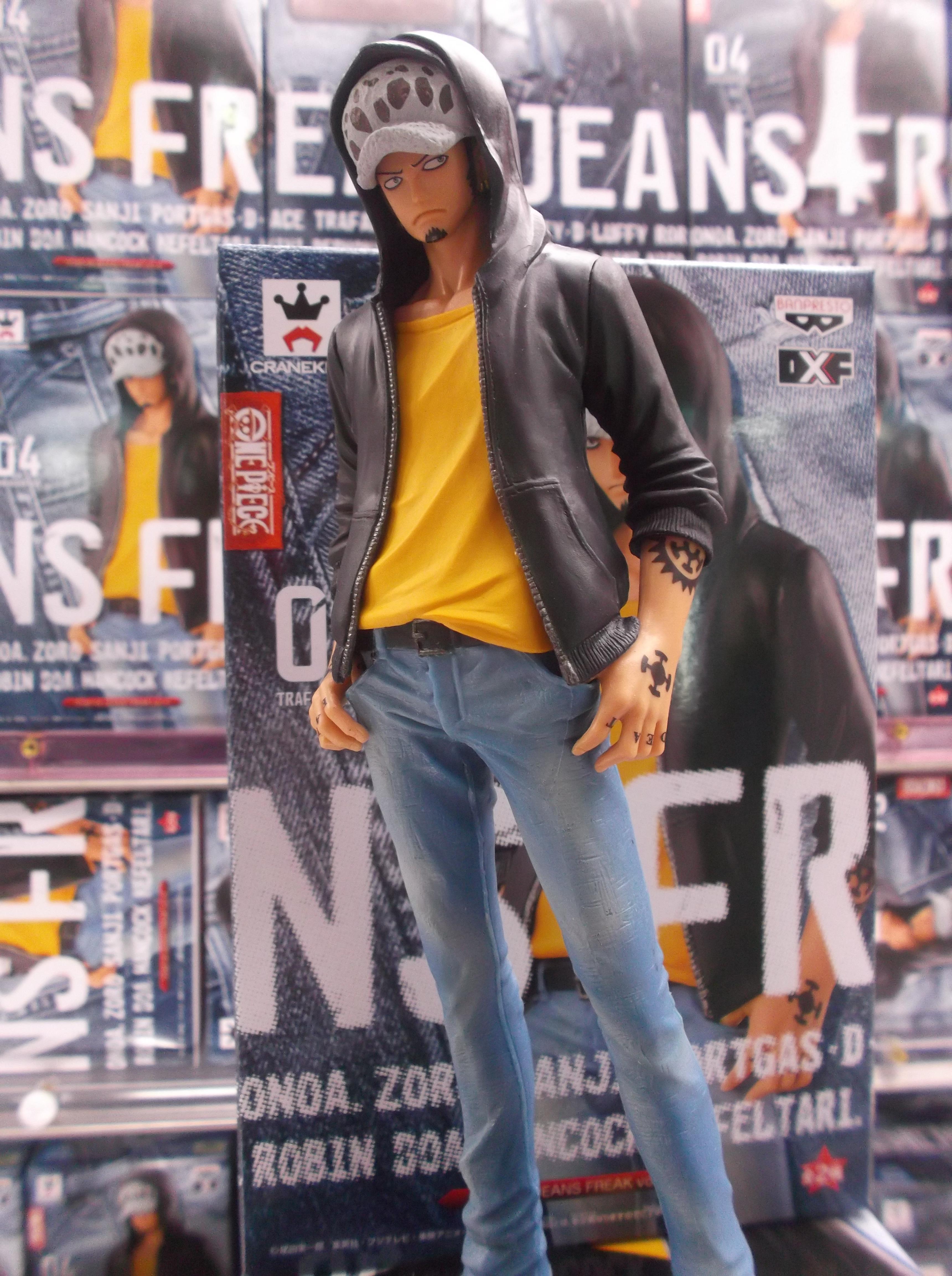 Law ของแท้ JP แมวทอง - Jeans Freak Banpresto [โมเดลวันพีช]
