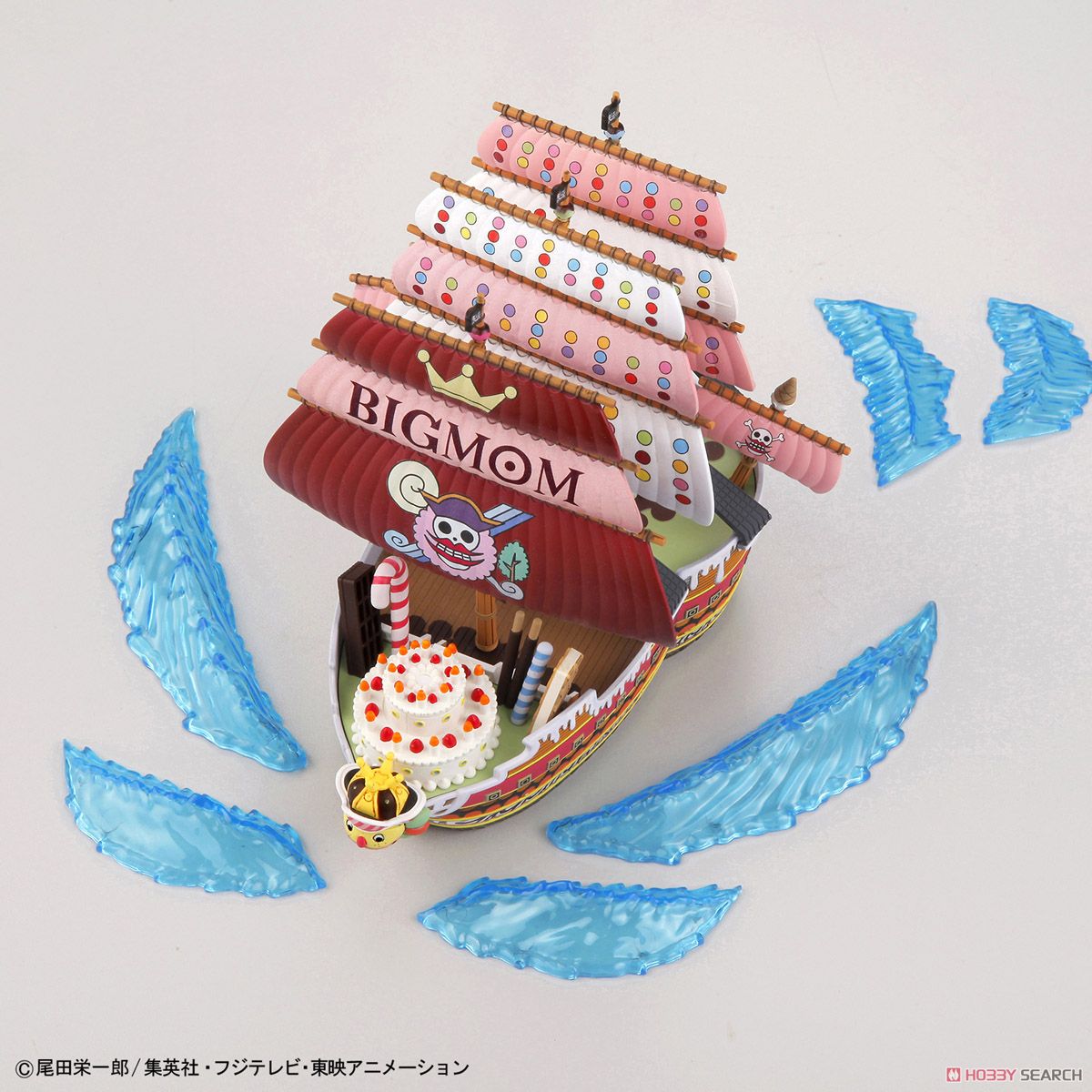 Queen Mama Chanter (แบบประกอบ) ของแท้ JP แมวทอง - Grand Ship Collection Bandai [โมเดลเรือวันพีช]