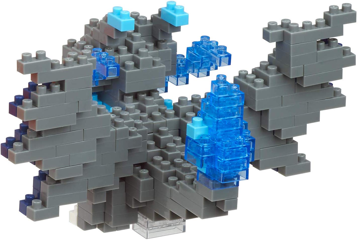 Mega Charizard X (แบบประกอบ) ของแท้ JP - Nanoblock Kawada [เลโก้โปเกมอน]