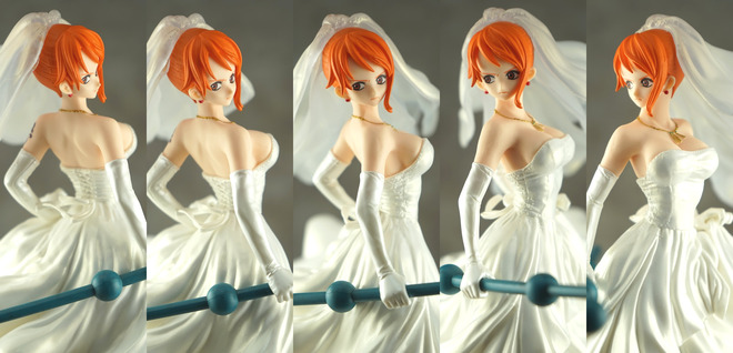 Nami ของแท้ JP แมวทอง - Scultures Banpresto [โมเดลวันพีช]