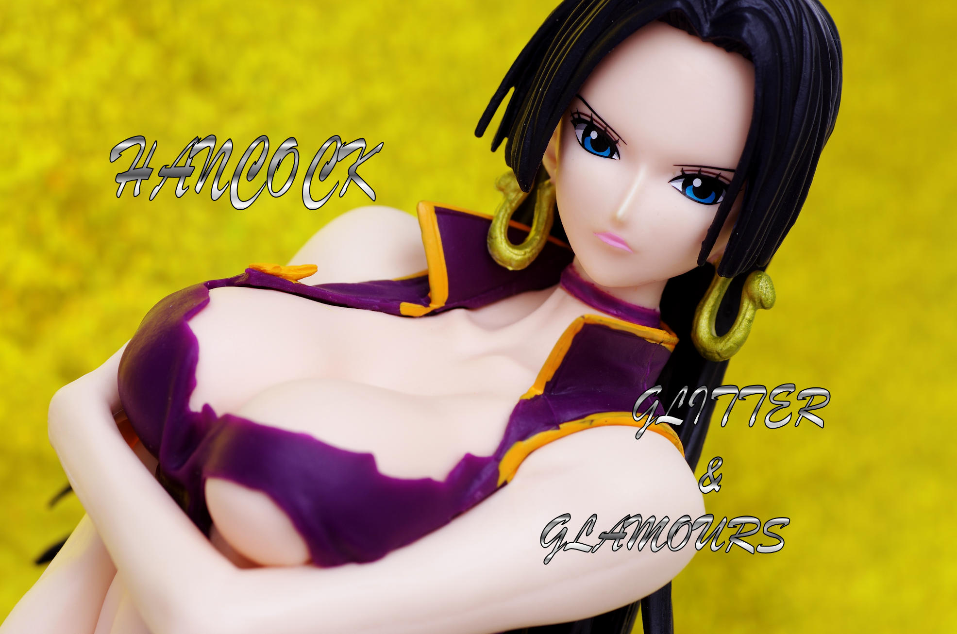 Boa Hancock Crash Style ของแท้ JP แมวทอง - Glitter & Glamours Banpresto [โมเดลวันพีช]