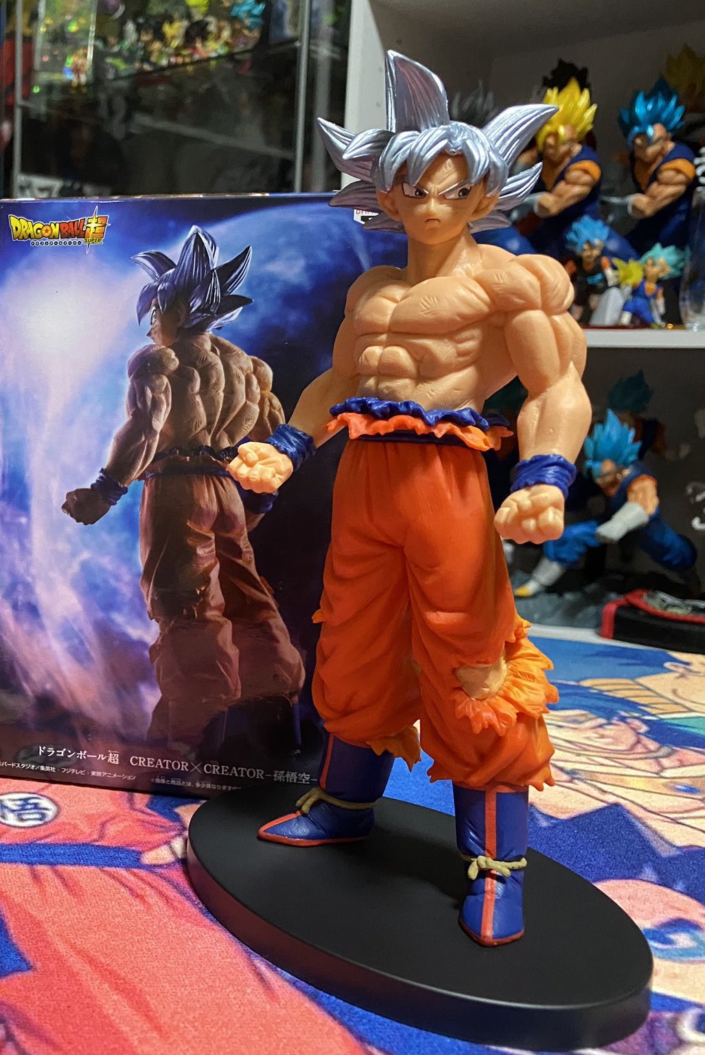 Goku Ultra Instinct ของแท้ JP แมวทอง - Creator x Creator Banpresto [โมเดลดราก้อนบอล]