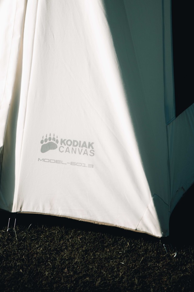 Kodiak Canvas x Carnival 10x10 ft. Flex-Bow VX Canvas Tent Collection 2023 White