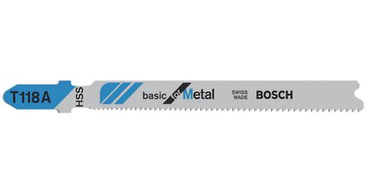 ใบจิ๊กซอว์ BOSCH T118A เหล็กบาง 1-3 MM (แพ็คละ 5ใบ)