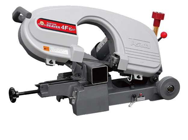 เครื่องเลื่อยสายพาน "ASADA" ตัดท่อสูงสุด 4" 220V. จับแบบปากกา BANDSAW PIPE CUTTING 4"