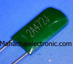 Capacitor 2A472J 100V 4.7NF 0.0047UF