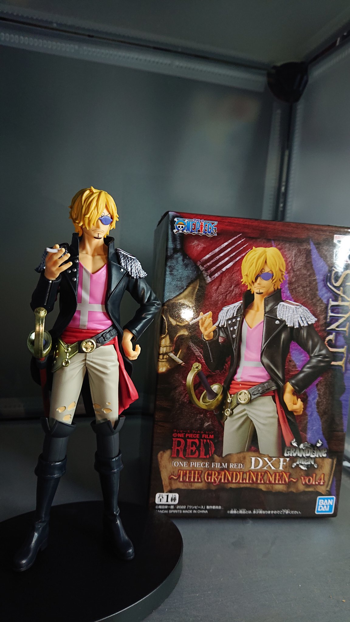 Sanji Film Red ของแท้ JP แมวทอง - Grandline Men Banpresto [โมเดลวันพีช]