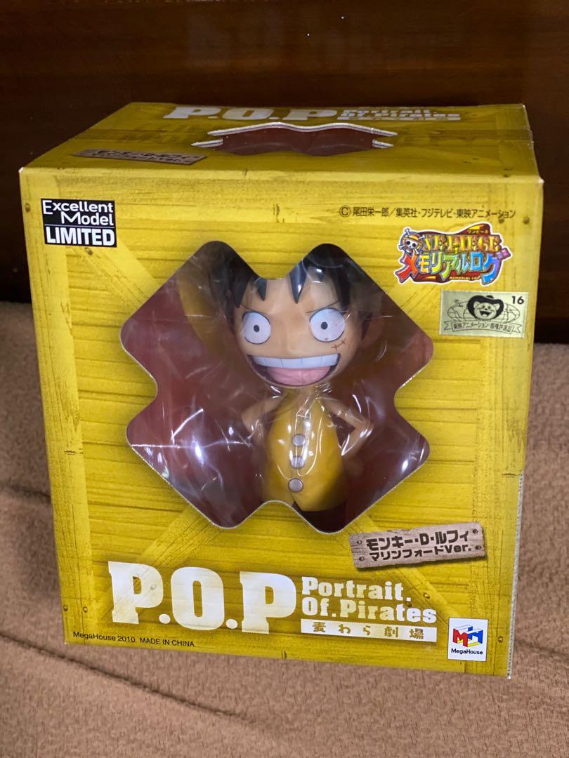 Luffy ของแท้ JP แมวทอง - POP Mugiwara Theater Megahouse [โมเดลวันพีช]