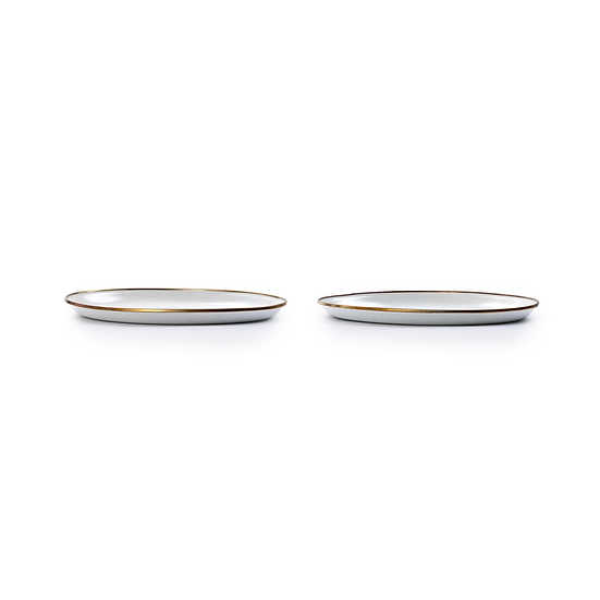 Barebones Enamel Plate Egg Shell Set of 2 CKW-391