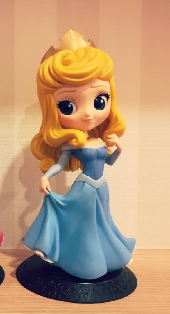 Aurora - Pastel Color ของแท้ JP - Q Posket Banpresto [โมเดล Disney]