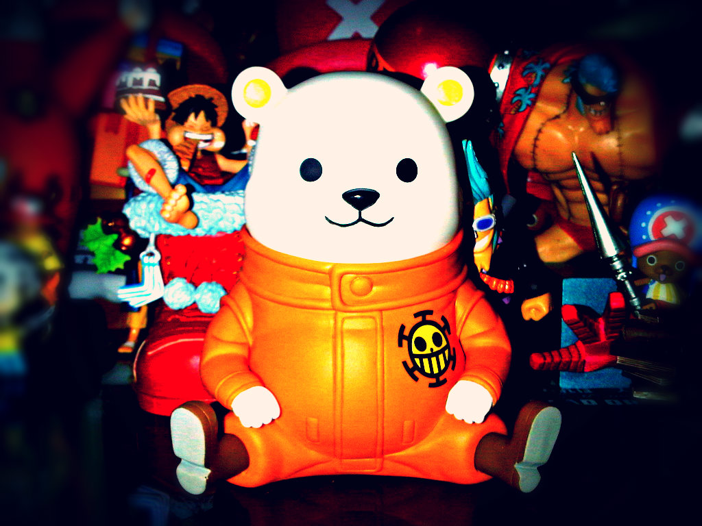 Bepo ของแท้ JP แมวทอง - Chara Bank Megahouse [โมเดลวันพีช]