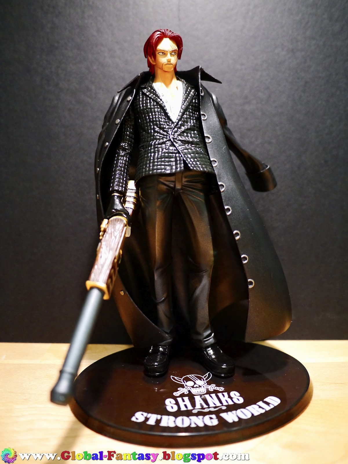Shanks Strong World ของแท้ JP แมวทอง - Figuarts Zero Bandai [โมเดลวันพีช]