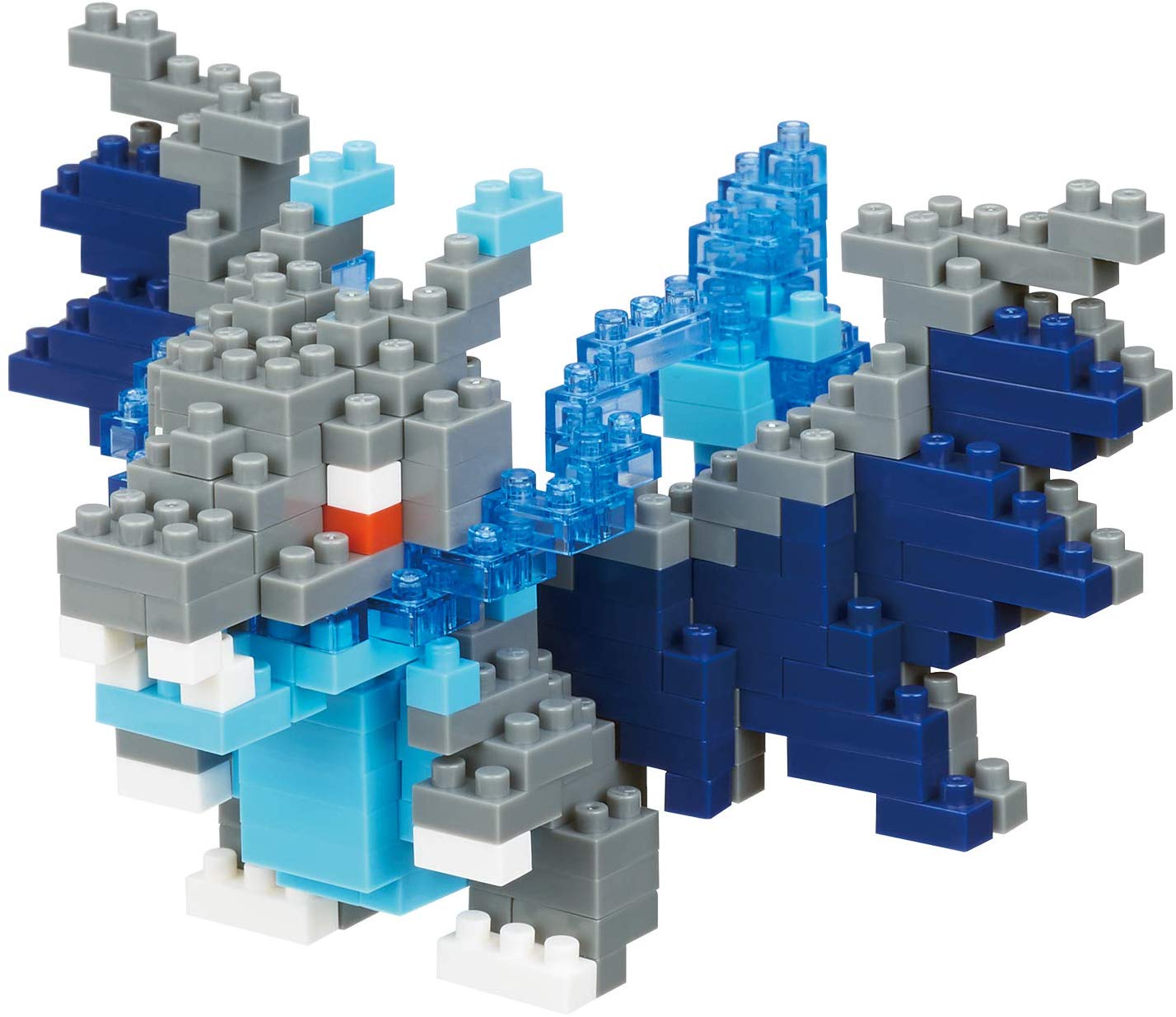 Mega Charizard X (แบบประกอบ) ของแท้ JP - Nanoblock Kawada [เลโก้โปเกมอน]