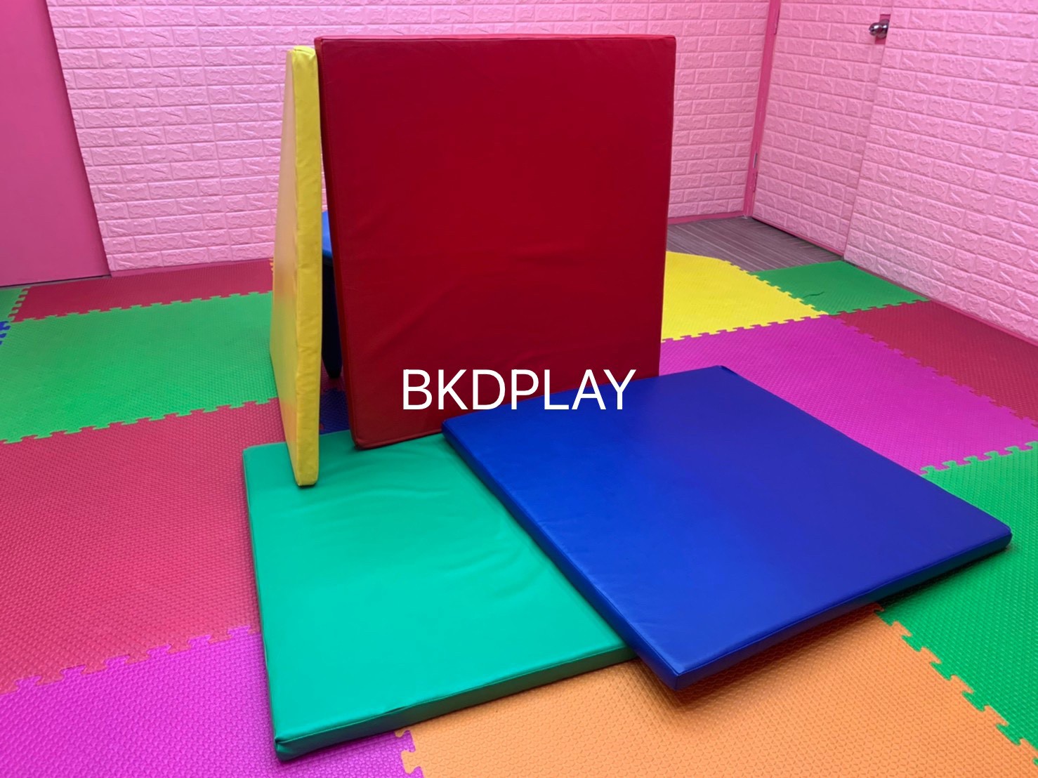 Promotion เบาะรองคลาน,เบาะปูพื้นนุ่มนิ่ม, เบาะหนัง pvc กรุผนัง แผ่นปูพื้น, กันกระแทก เบาะออกกำลังกาย พร้อมส่ง