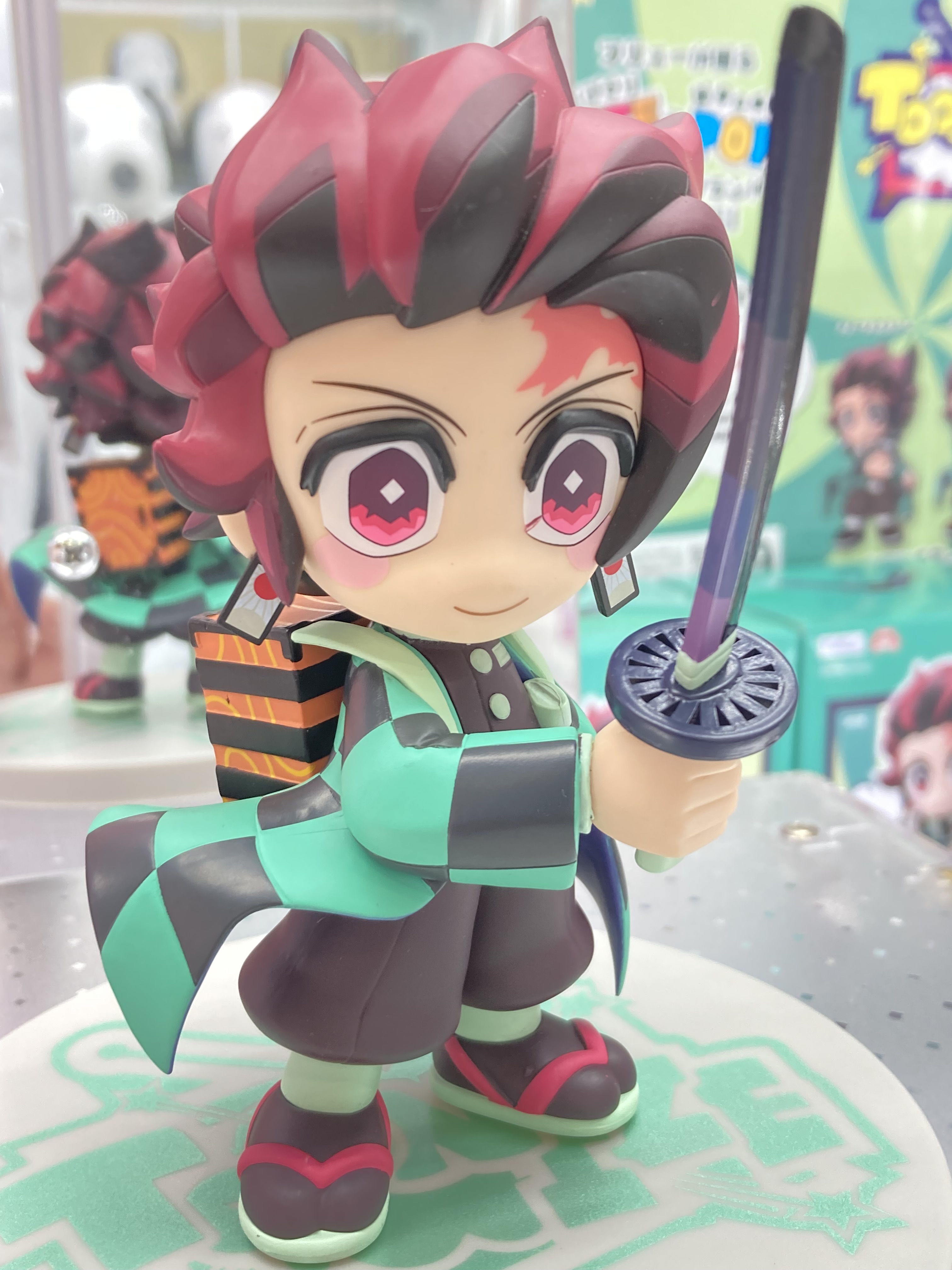 Tanjiro Cartoon Color ของแท้ JP - Toonize FuRyu [โมเดล Demon Slayer]