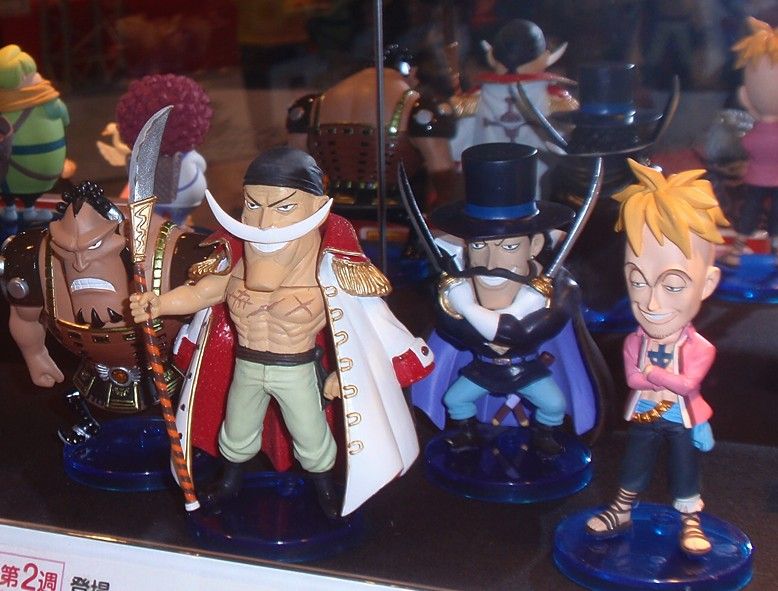 Whitebeard & Shanks Pirate Set ของแท้ JP แมวทอง - WCF Banpresto [โมเดลวันพีช] (8 ตัว)