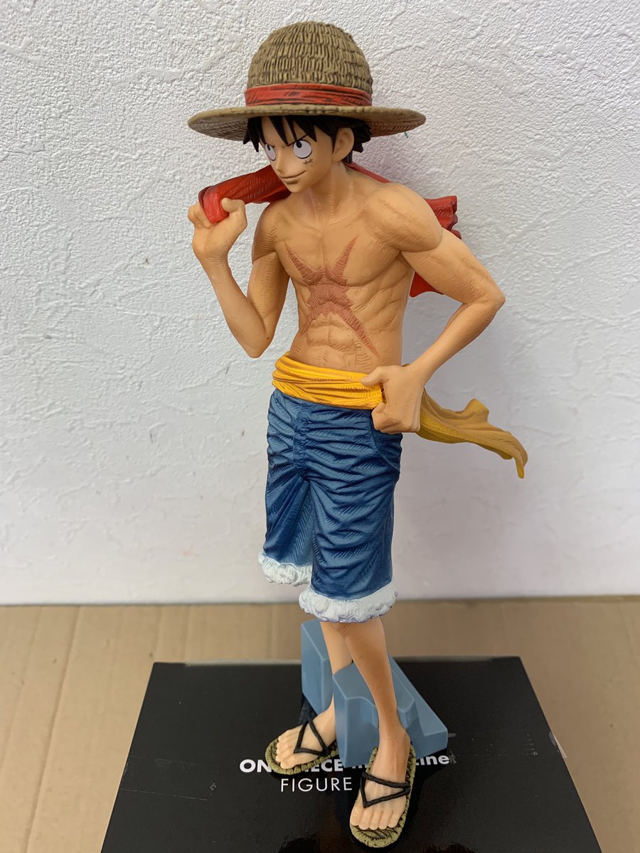 Luffy ของแท้ JP แมวทอง - Magazine Figure Banpresto [โมเดลวันพีช]