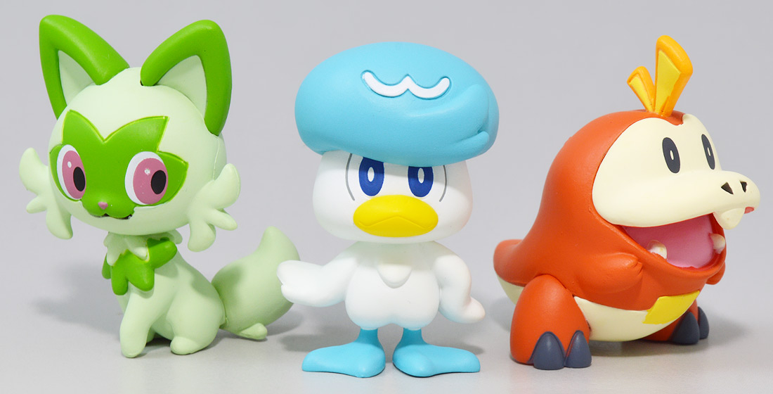 Quaxly ของแท้ JP - Monster Collection Takara Tomy [โมเดลโปเกมอน]