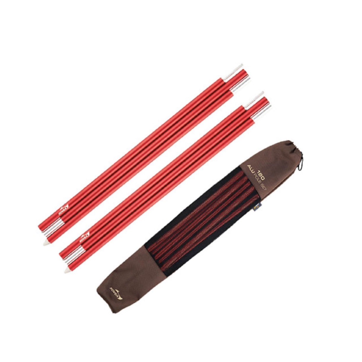 180 Alu Pole Set