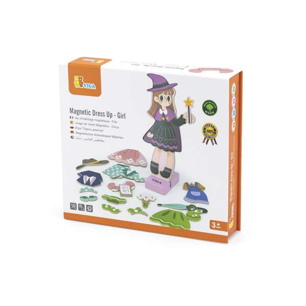 ชุดแม่เหล็กแต่งตัวตุ๊กตาผู้หญิง สื่อการสอนอนุบาล,ปฐมวัย,ของเล่นเสริมพัฒนาการ, ของเล่นเสริมทักษะ