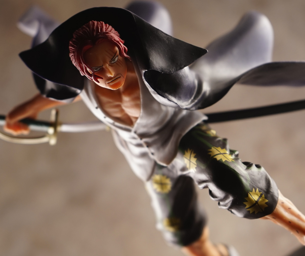 Shanks ของแท้ JP แมวทอง - Swordsmen Banpresto [โมเดลวันพีช]