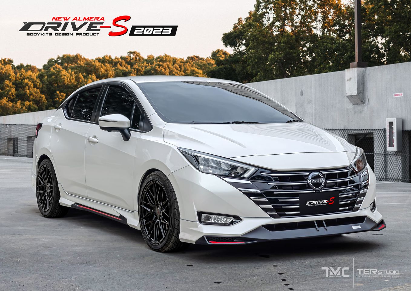 𝐃𝐫𝐢𝐯𝐞-𝐒 VS Nissan Almera'2023 [หล่อกว่านี้ก็ต้องนี่ละน้องกับชุดแต่งสาวเหลียว!!]