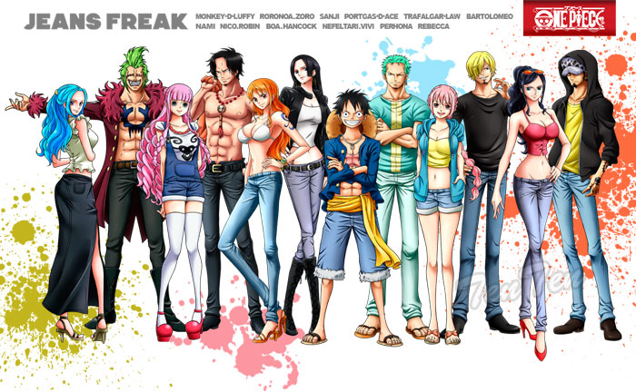 Jeanist Contest Set ของแท้ JP แมวทอง - Jeans Freak Banpresto [โมเดลวันพีช] (12 ตัว)