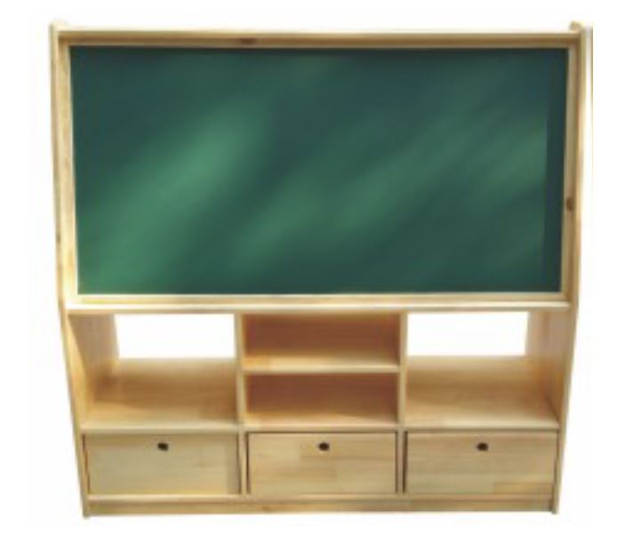 กระดานดำแม่เหล็กมีชั้นวาง, ชั้นวางของ, เฟอร์นิเจอร์เด็ก 2 ฟังก์ชั่น , เฟอร์นิเจอร์เด็ก ,ชั้นวางของไม้,ตู้ไม้, ชั้นวางของเด็ก, โรงเรียนอนุบาล, เนอสเซอรี่, ห้องเด็กเล่น, kidszone สินค้าสั่งนำเข้า ขนาด 35x100x125ซม.