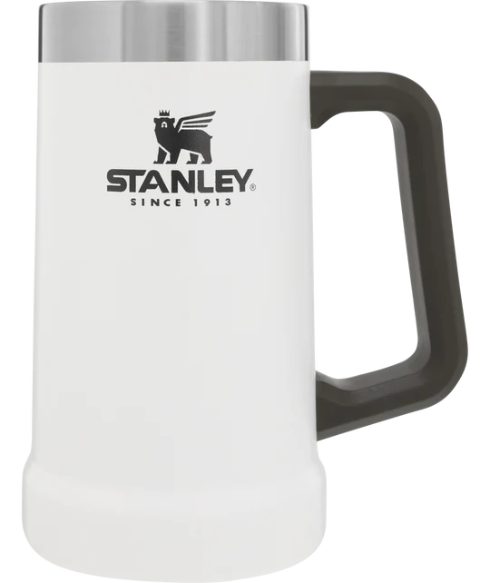 Adventure Big Grip Beer Stein 24Oz Polar White