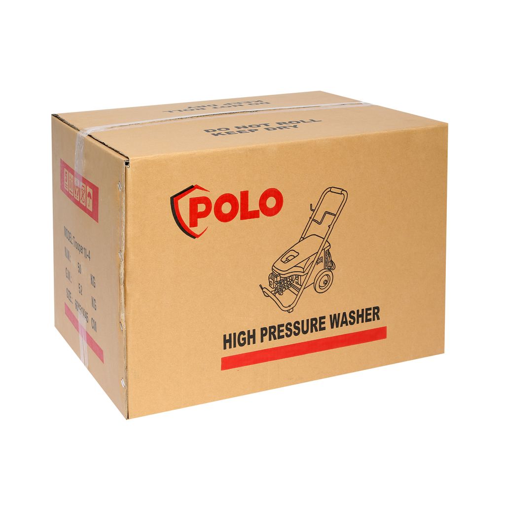 100 บาร์ เครื่องฉีดน้ำแรงดันสูง "POLO" #TROOPER10-4 2.2KW. 220V. High pressure cleaner