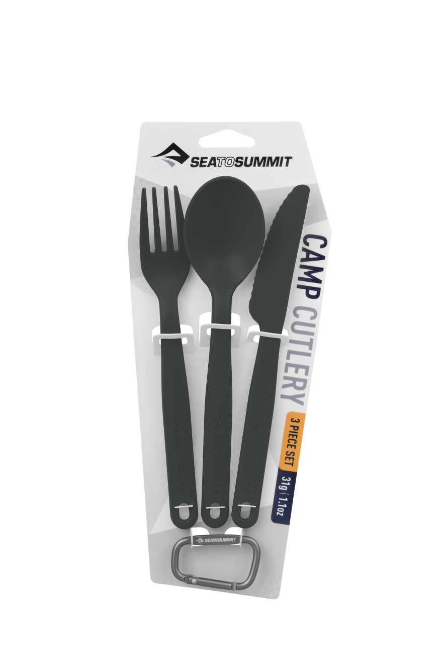 Camp Cutlery Set - 3PC Charcoal SSCK013FCHAF